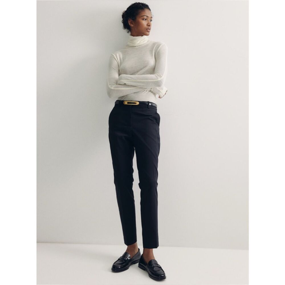 H&M Black Slim Fit Slacks, Size 6